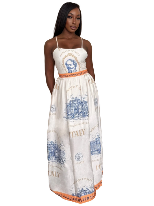 Italian Escape Maxi Dress