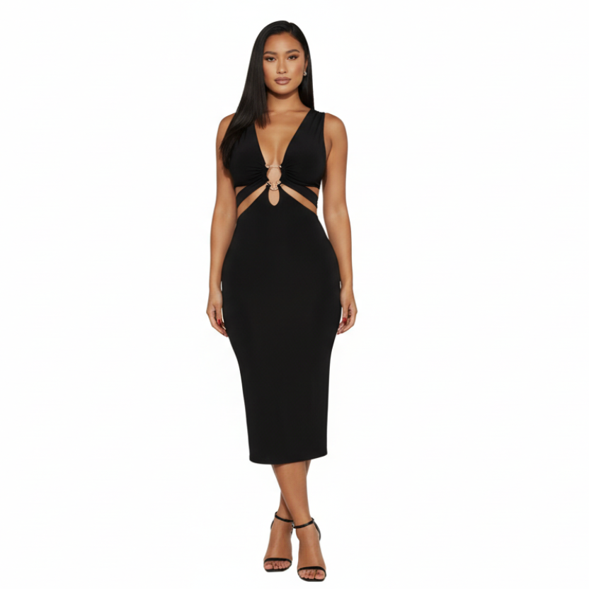 Poise Bandage Midi Dress